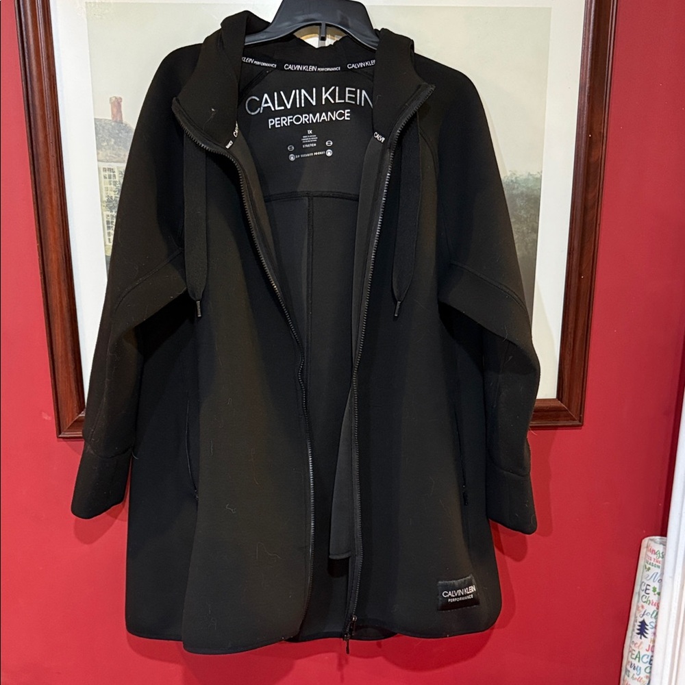 Calvin Klein Black Performance Coat